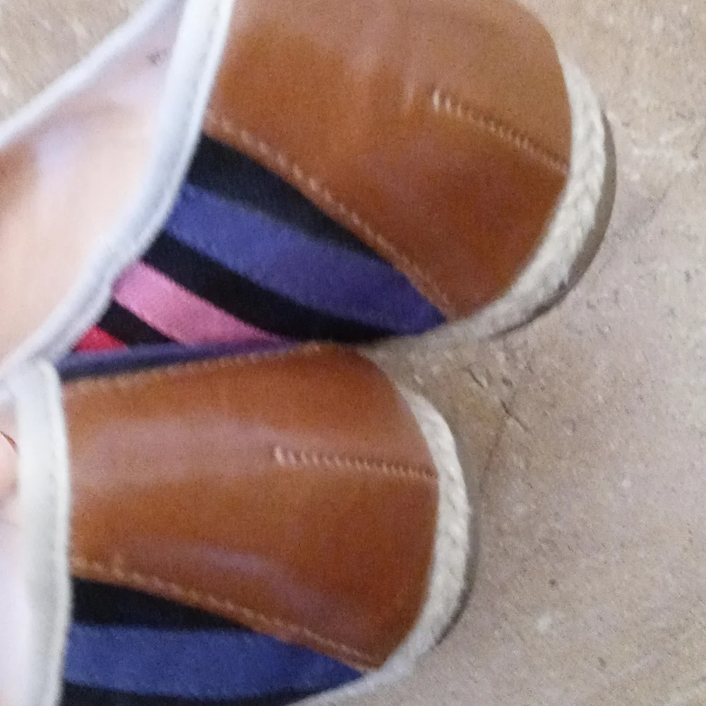 Kate Spade Vivi Colorful Striped Espadrille Flat 6